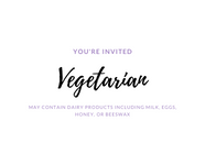 Your Invited Vegetarian